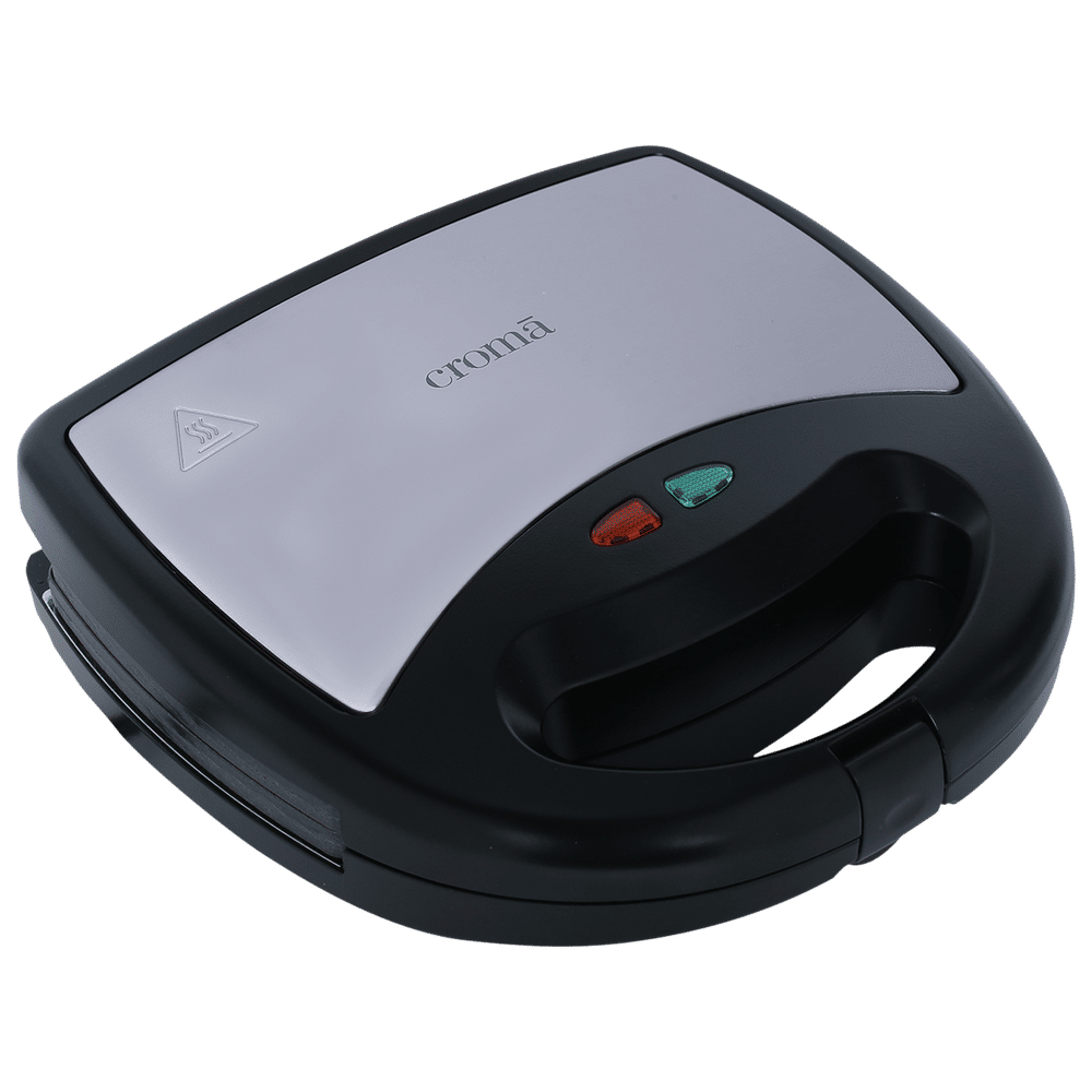 Buy Croma 750W 2 Slice 2in1 Sandwich Maker with Cool Touch Handle